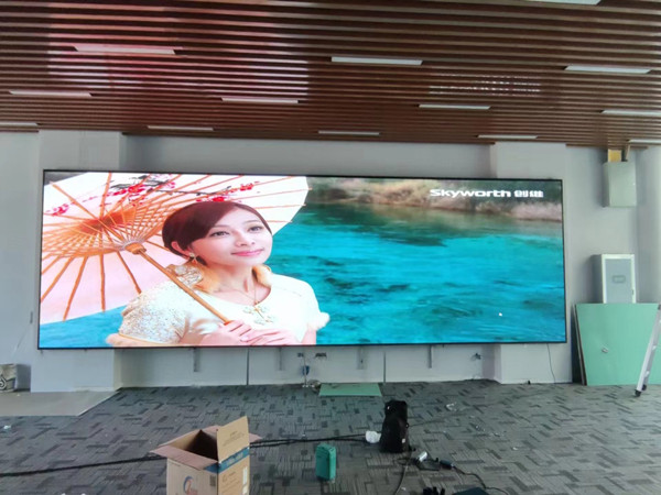 武穴P1.53led小间距屏安装案例